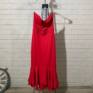 Red Sparkly Evening Dress